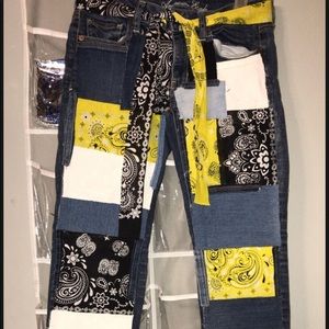 custom denim jeans